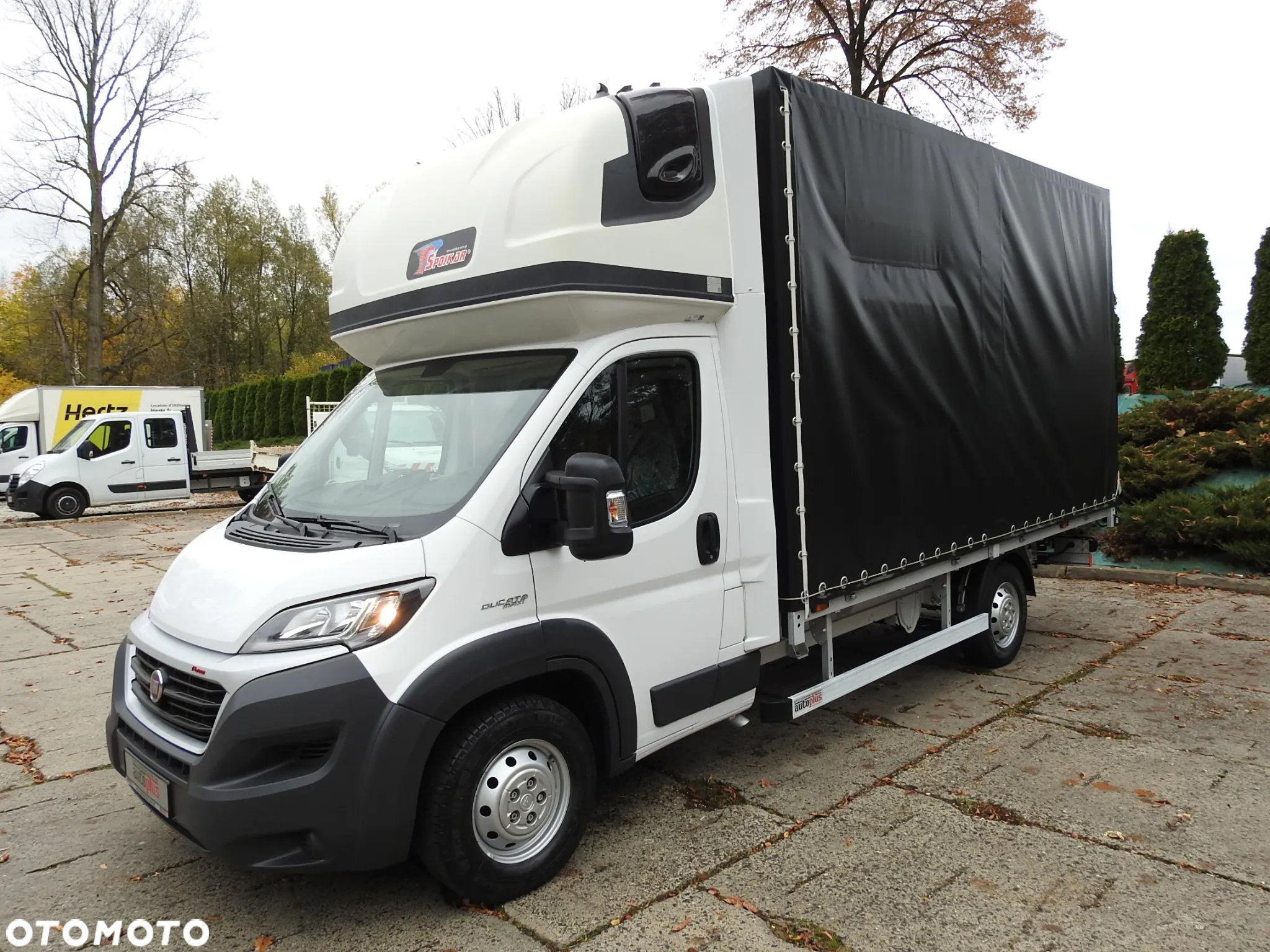 Fiat DUCATO PLANDEKA WINDA 8 PALET WEBASTO KLIMATYZACJA TEMPOMAT PNEUMATYKA 180KM [ 1781 ] - 7
