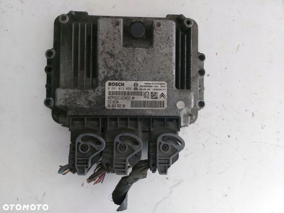 CITROEN JUMPY 1.6D 0281013869 9653950980 KOMPUTER - 1