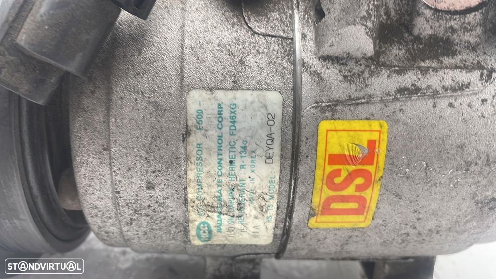 COMPRESSOR AR CONDICIONADO HYUNDAI ACCENT II 2003 - 1