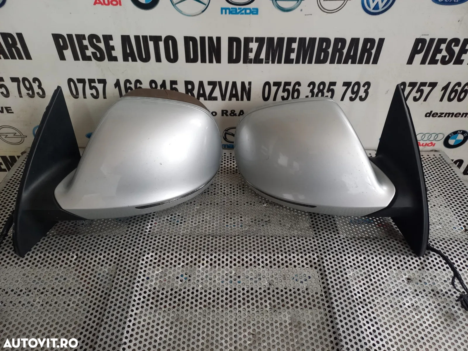 Oglinzi Oglinda Stanga Dreapta Audi Q7 4L De Anglia Cu Rabatare Electrica Si Lumini Ambientale - De - 11