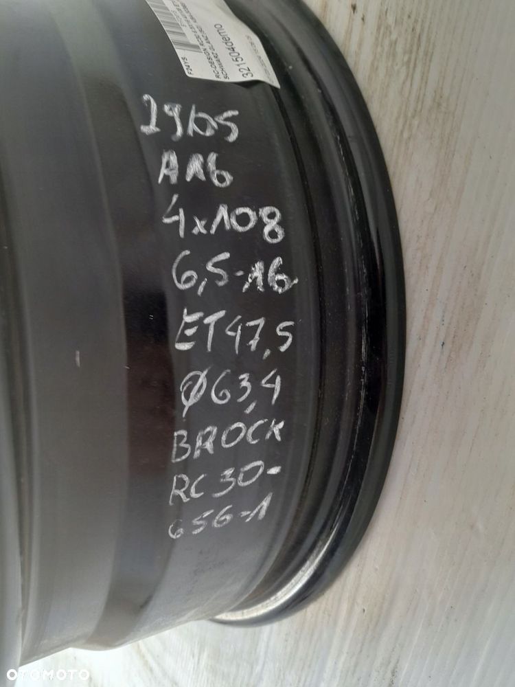 Felga aluminiowa Brock RC30-656-1 6.5" x 16" 4x108 ET47.5 - 6