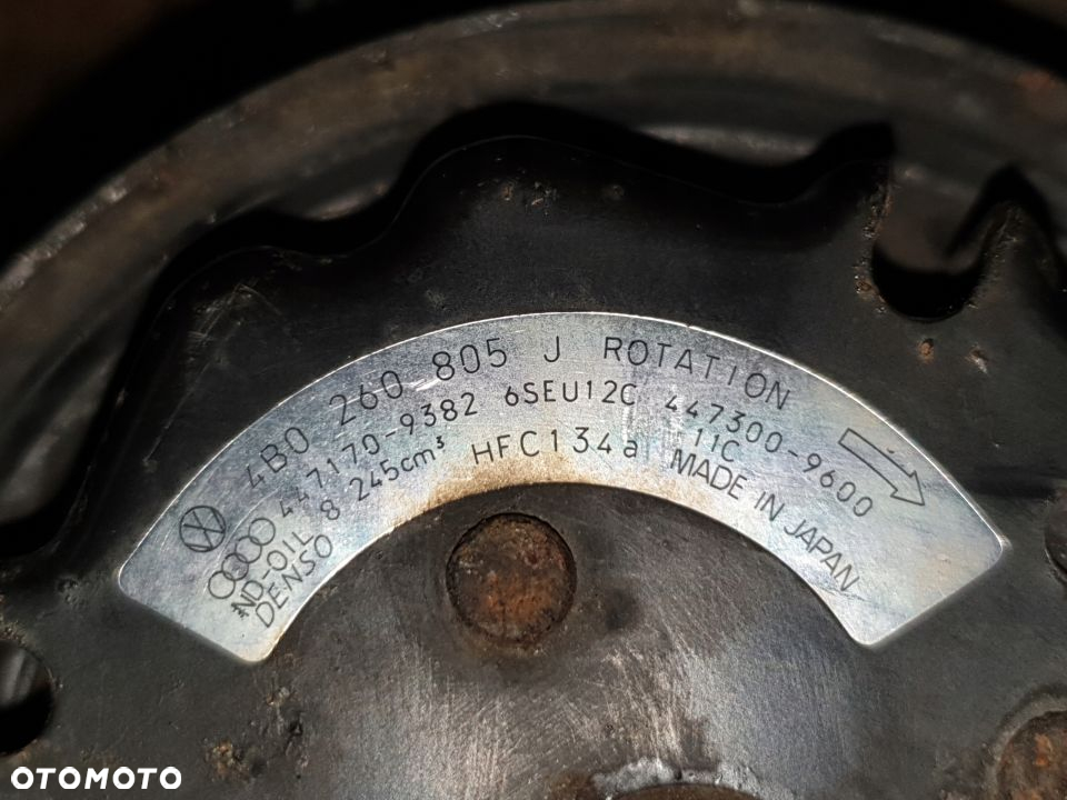 A6 C5 2.5TDI kompresor sprężarka klimatyzacji 4B0260805J - 3