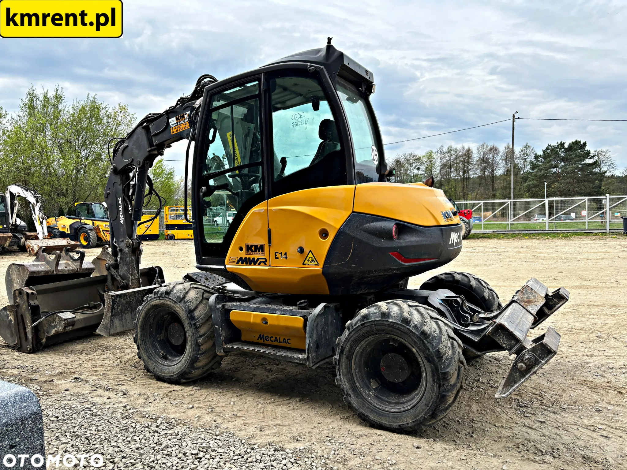 Mecalac 9 MWR KOPARKA KOŁOWA 2019R. | MECALAC 11 KOMATSU PW 98 TEREREX TW 95 110 WACKER NEUSON 100 YANMAR - 14