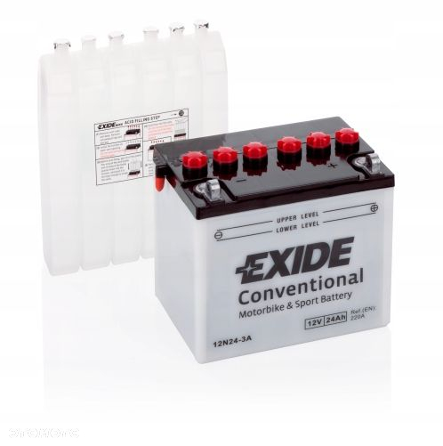 Akumulator Exide 12N24-3A 12V 24AH 220A Rybnik