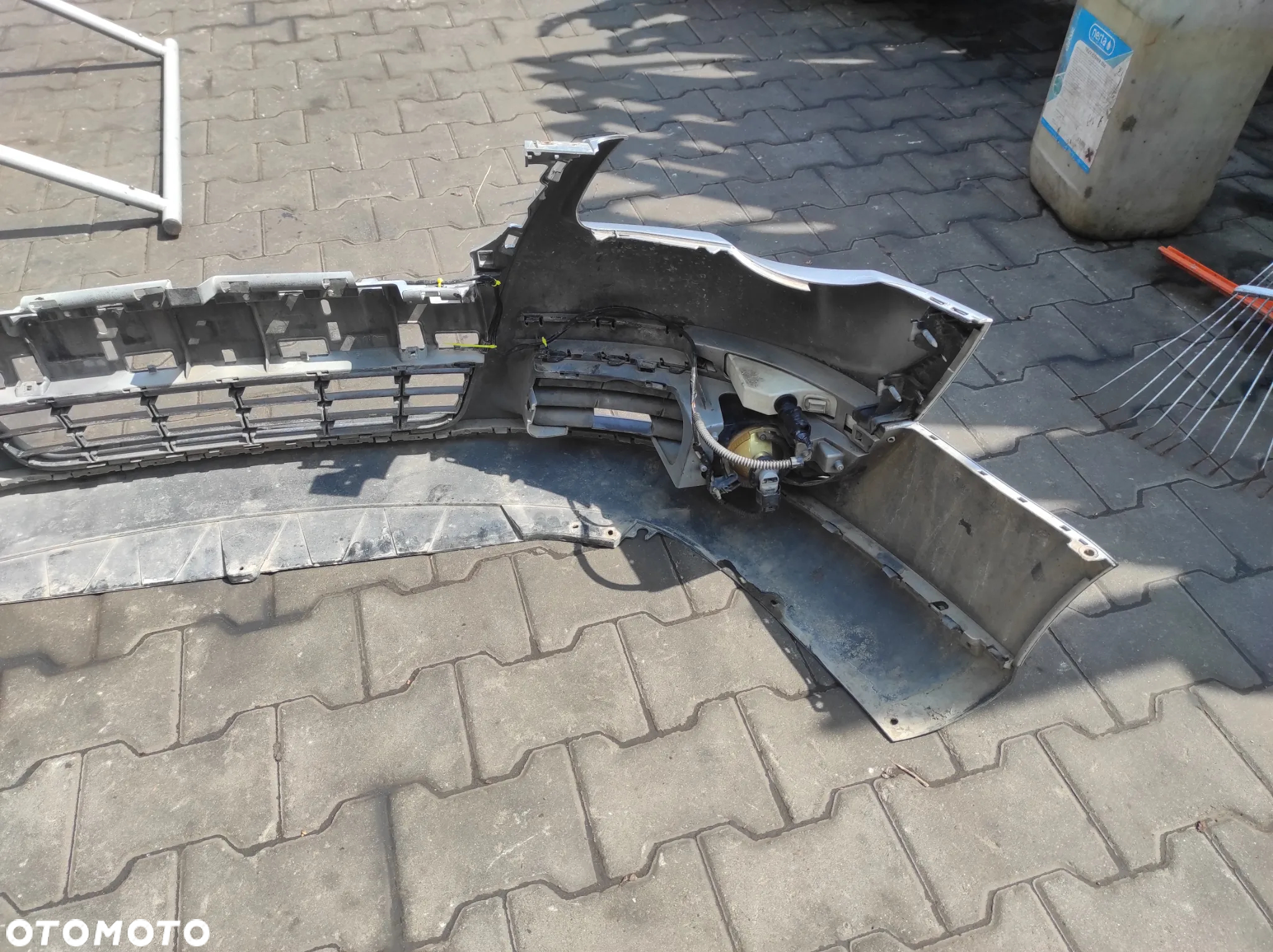 VW PASSAT B6 ZDERZAK PRZEDNI PRZÓD KIERUNKOWSKAZ HALOGEN LA7W SREBRNY WYSYŁKA !!!! - 4