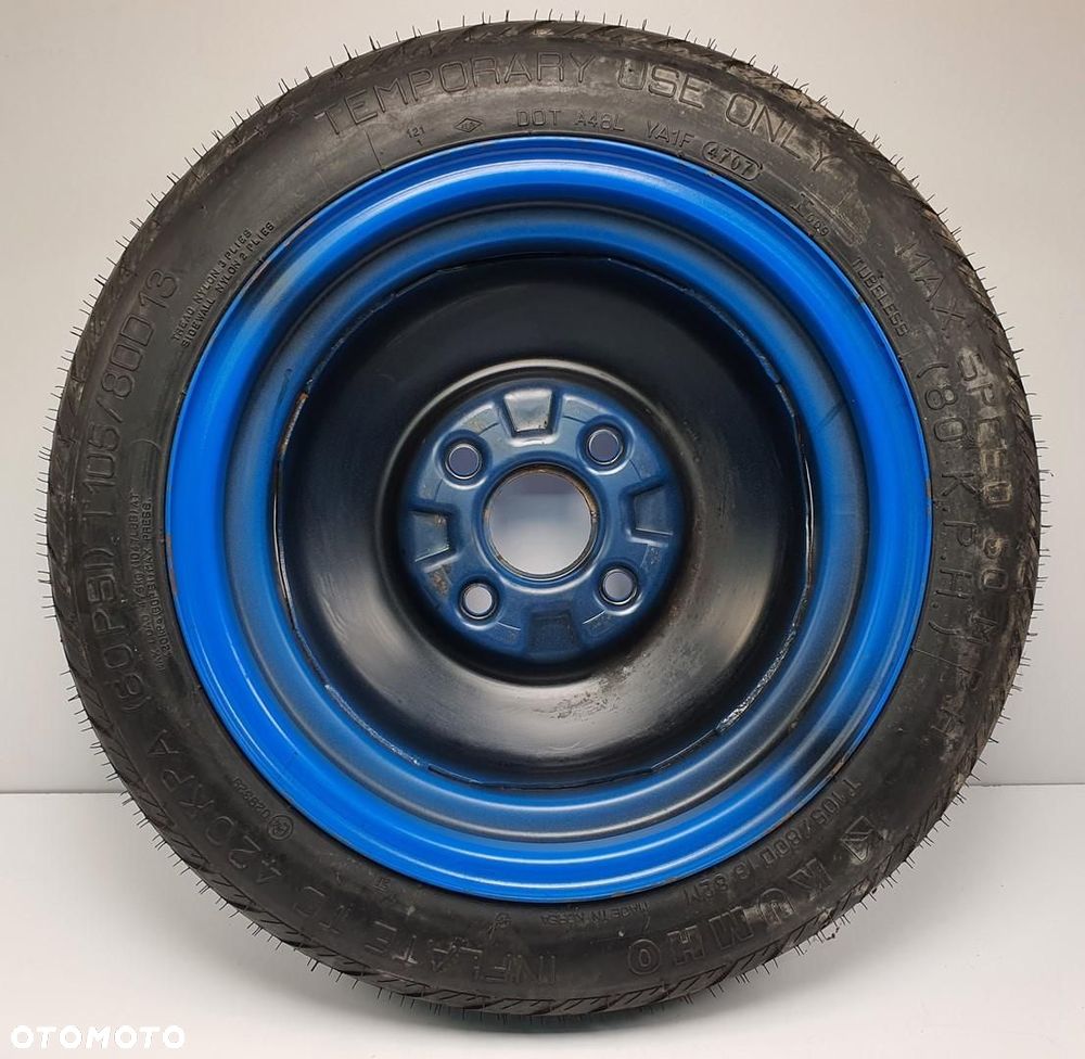 KOŁO ZAPASOWE DOJAZDOWE 105/80/R13 ET45 CHEVROLET MATIZ II - 5