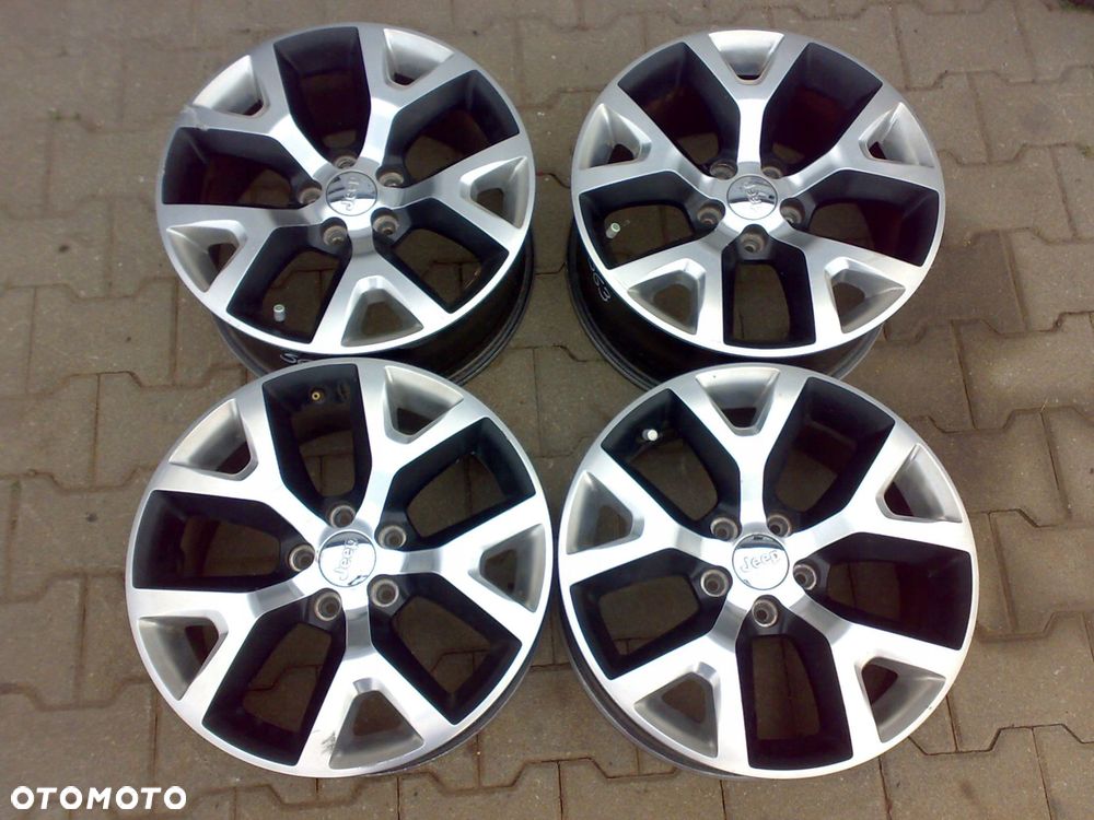 jeep cherokee trailhawk kl 2014 - koła orginał alu felgi 17'' czujniki tpms - 1