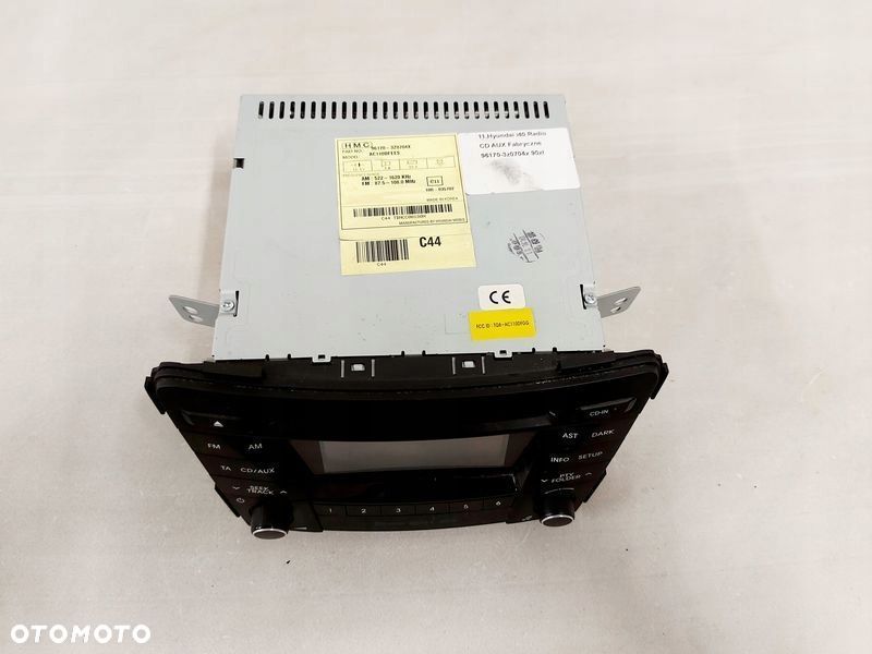 hyundai i40 radio cd aux fabryczne 96170-3z0704x - 4