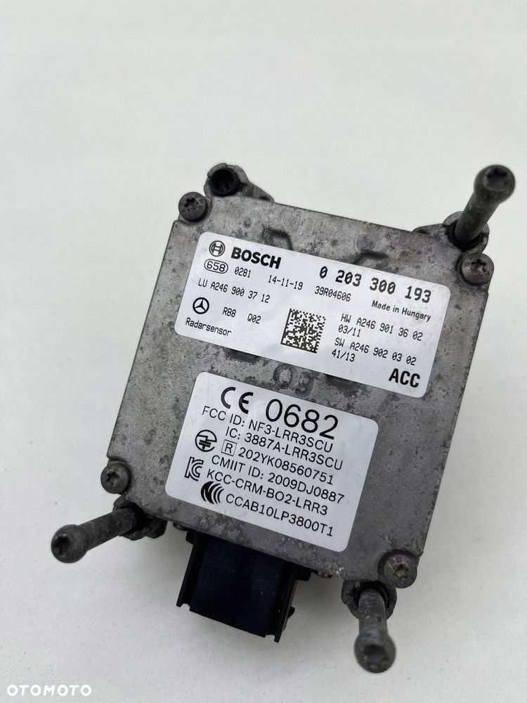 MERCEDES W176 W246 RADAR SENSOR DISTRONIC A2469003712 - 3