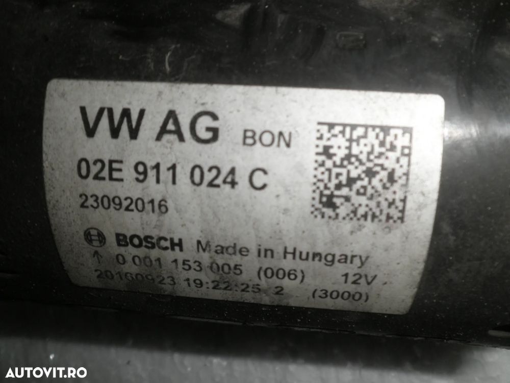 Electromotor Audi Q3 2.0 TDI 2016 02E911024C - 3