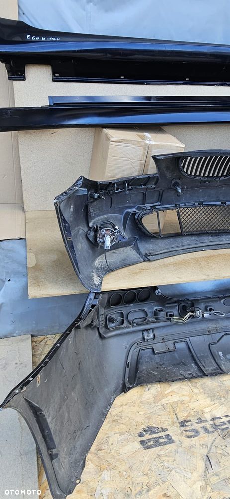 BMW E60 M PAKIET ZDERZAK PRZEDNI PRZÓD TYLNY TYŁ PROGI KOMPLET - 12