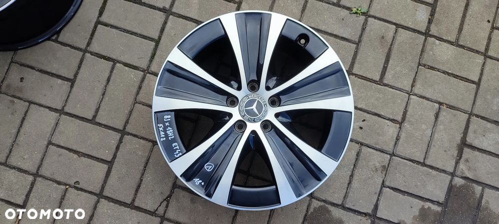 FELGI ALUMINIOWE STOPNIOWANE 5x112 2x 8Jx18 CALI ET43 2x 9Jx 18 CALI ET 52,5 fi 66,6 MERCEDES E CLS GLK GLS 4 SZTUKI KOMPLET - 5