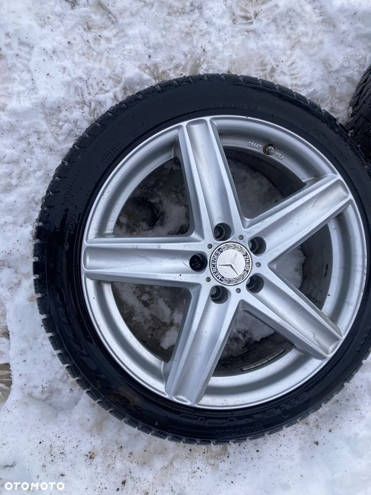 ALUFELGA Mercedes 18 5x112 ET48 OPONA PIRELLI ZIMOWA STAN B.DOBRY - 2
