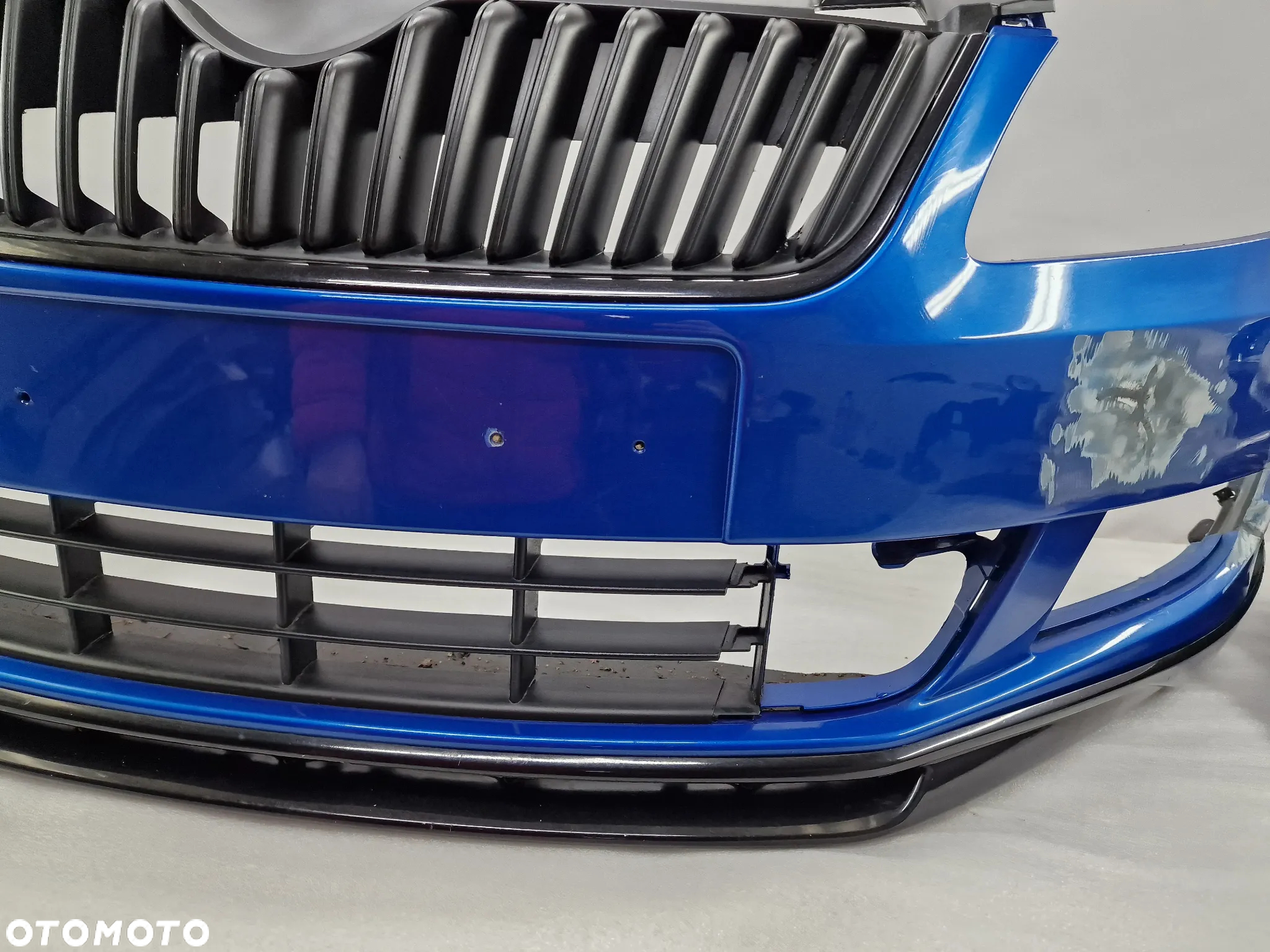 SKODA FABIA II LIFT MONTE CARLO MONTECARLO 09- ZDERZAK PRZEDNI PRZÓD + GRILL + KRATKA ŚRODKOWA + DOKŁADKA / SPOJLER NZ1352 - 14