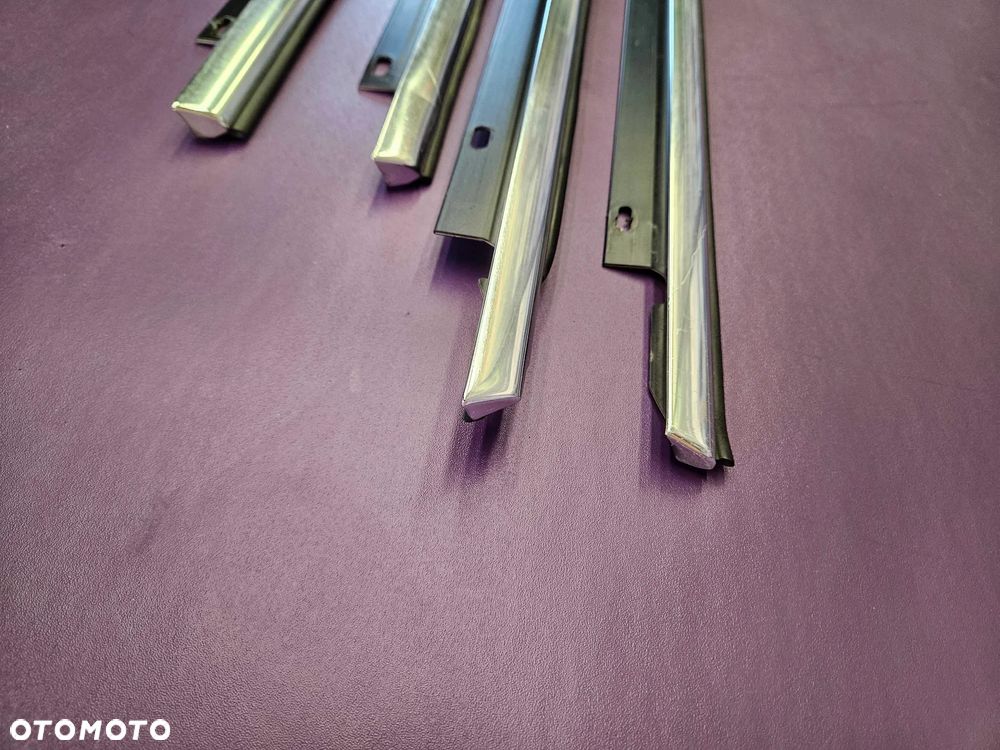 Listwa Listwy Zgarniajace Szyb Szyby Chrom Chromowane AUDI A6 C6 Sedan Kombi - 10