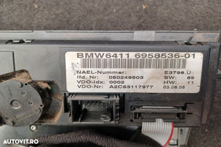Comanda clima 64116958536-01 6958536 64116958536-01 6958536 BMW Seria - 4