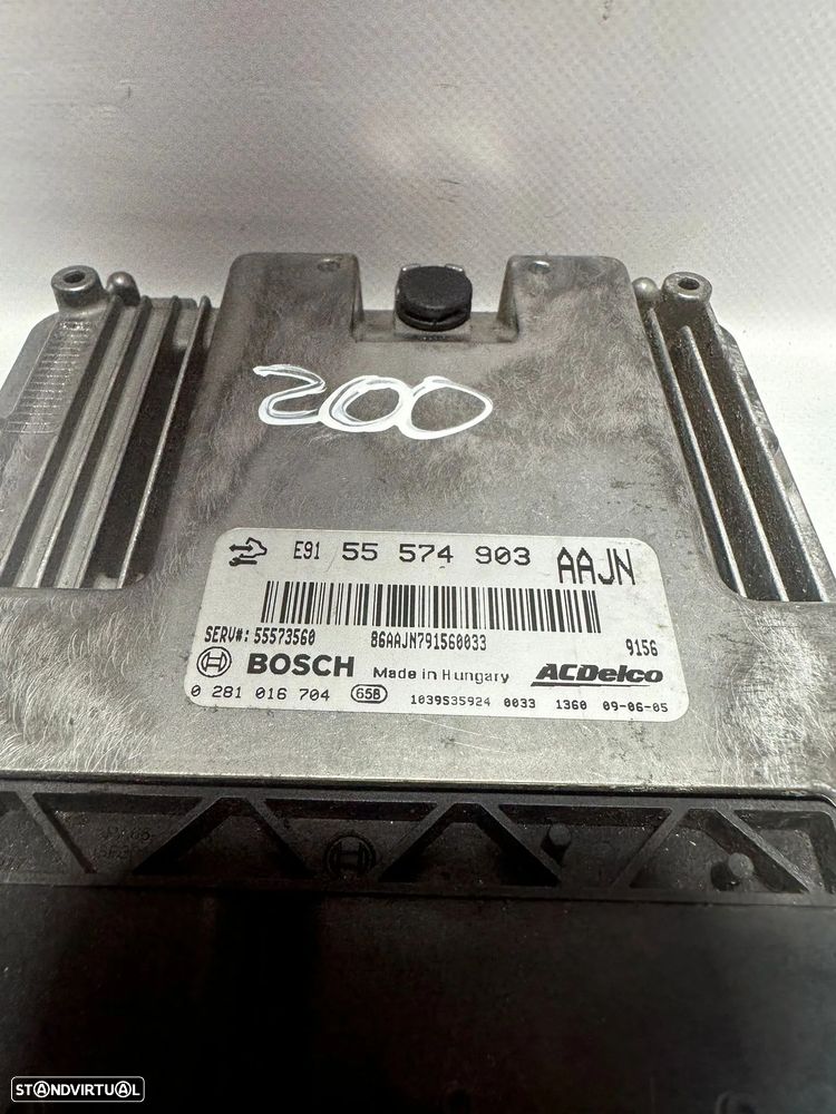 .Centralina Motor Original Bosch GM Opel 2.0 CDTi A20DTH 55574903 0281016704 - 8