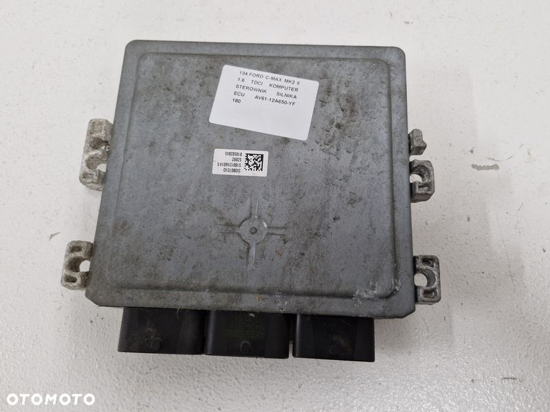 ford c-max 2 ii mk2 1.6 tdci komputer sterownik silnika ecu av61-12a650-yf - 3