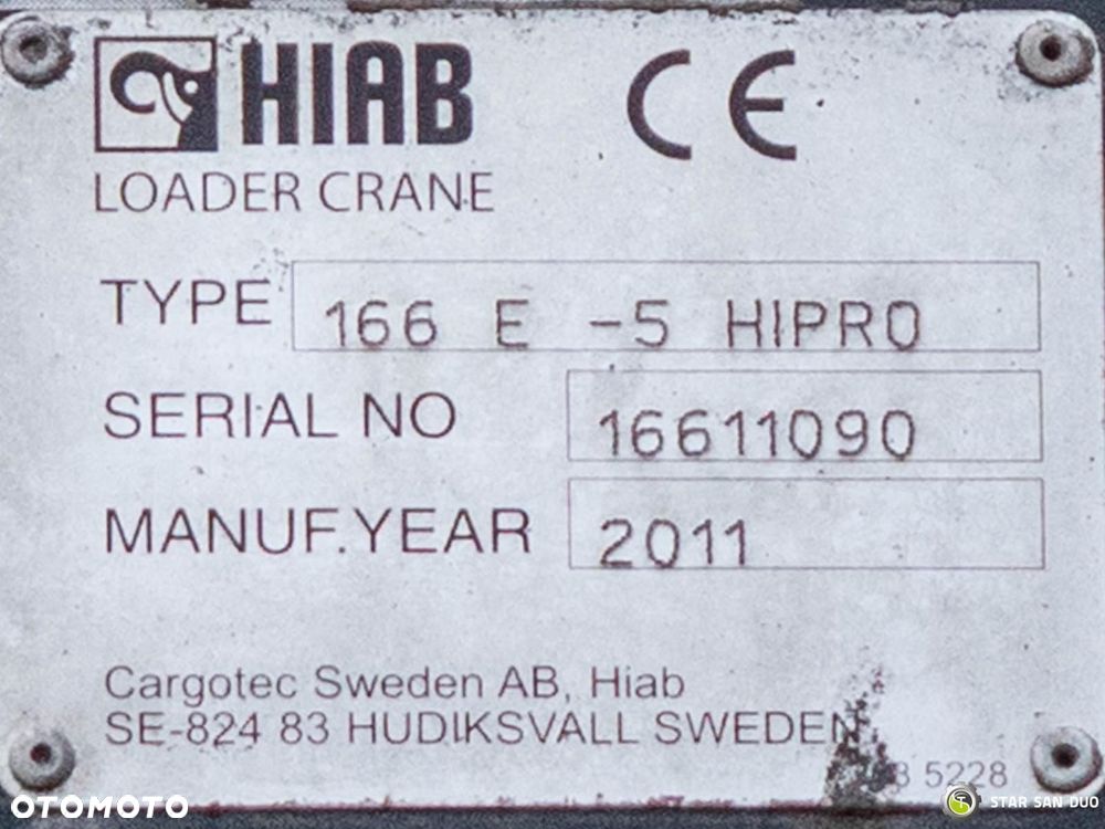 Volvo FM430 6x2 HIAB 166 E-5 HIPRO HDS Żuraw Wywrotka - 22