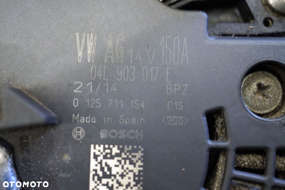 ALTERNATOR A4 B8 2.0 TDI 04L903017E 150A AUDI 2007-2011 - 6