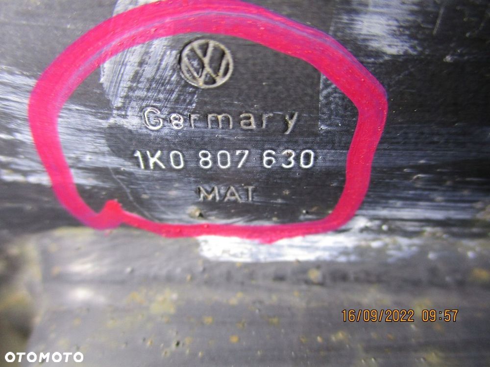 Belka tylna zderzaka VW GOLF 5 V 1K0 1K8 1K0807630 - 4