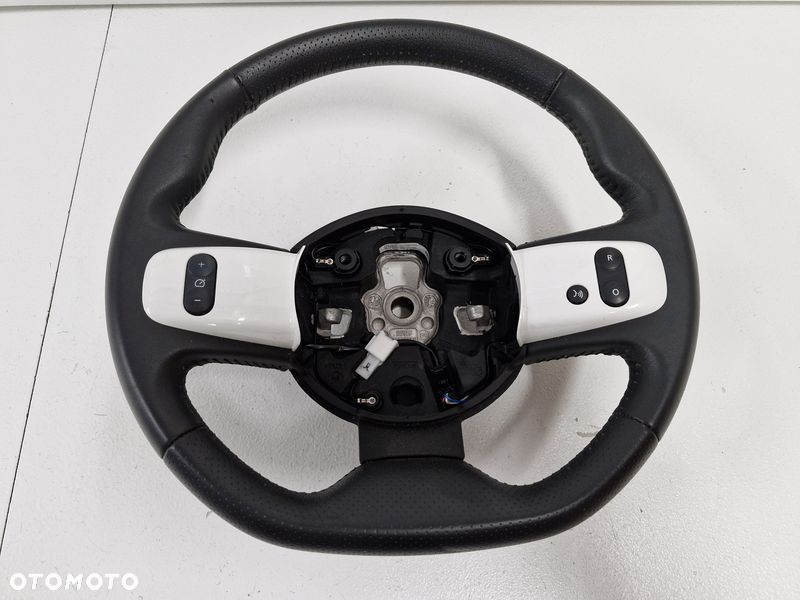 renault twingo iii 3 kierownica skóra multifunkcja 255503372r - 1