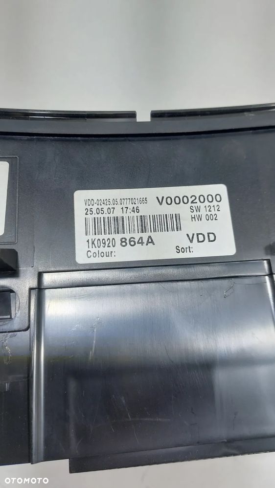 LICZNIK ZEGARY VW GOLF V 1k0920864a 1.4TSI 1.6 2.0FSI SLASK WYSYLKA - 3