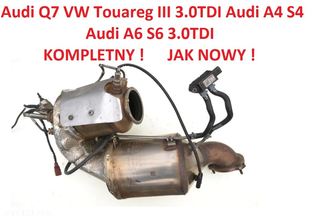 AUDI A4 S4 A6 S6 A5 A7  3,0TDI Katalizator Filtr Dpf Wydech Tłumik 8W0131703H 8W0131765C - 1