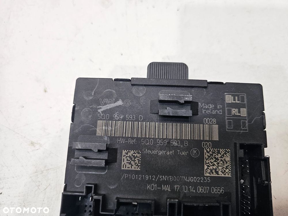 MODUŁ STEROWNIK DRZWI AUDI A3 Q3 F3 5Q0959593B - 4