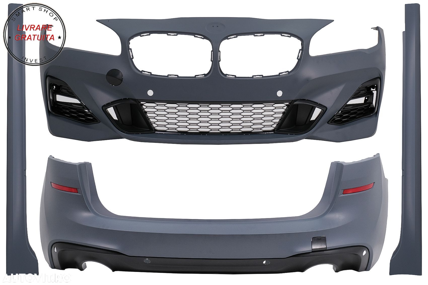 Pachet Exterior BMW Seria 2 F45 LCI Active Tourer (05.2017-12.2019) M-Technik Desi- livrare gratuita - 1