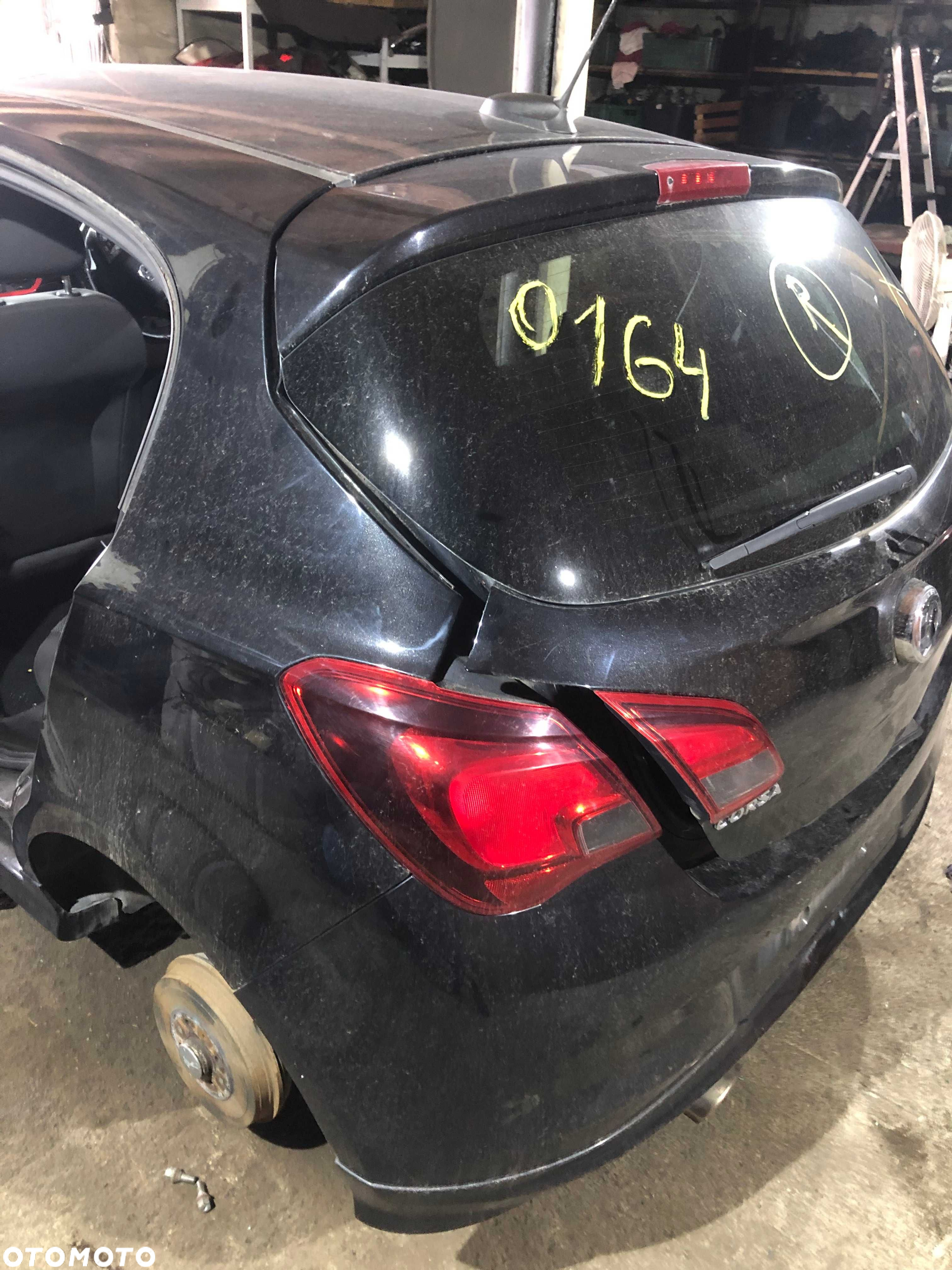 Opel Corsa E Klapa Bagażnika Kompletna + zderzak tył tylny +Lampy Z22 - 3