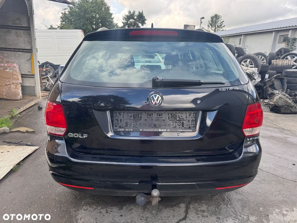 VW GOLF V 2009 1.9 TDI LC9X 105KM BLS CZARNY KOMBI NA CZĘŚCI - 5