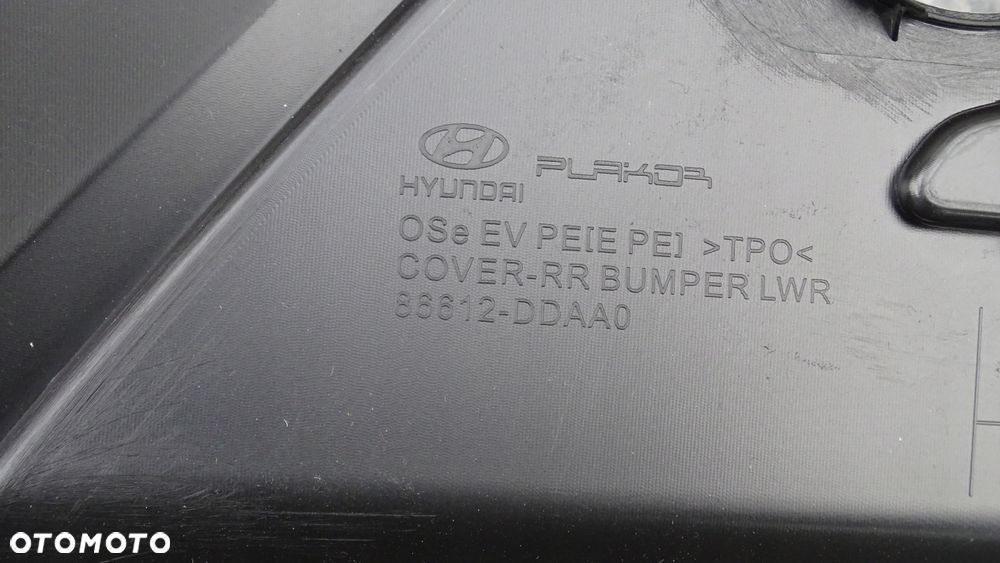 hyundai kona electric lift 20r> - spoiler, dokładka zderzaka tylnego nowa - 7