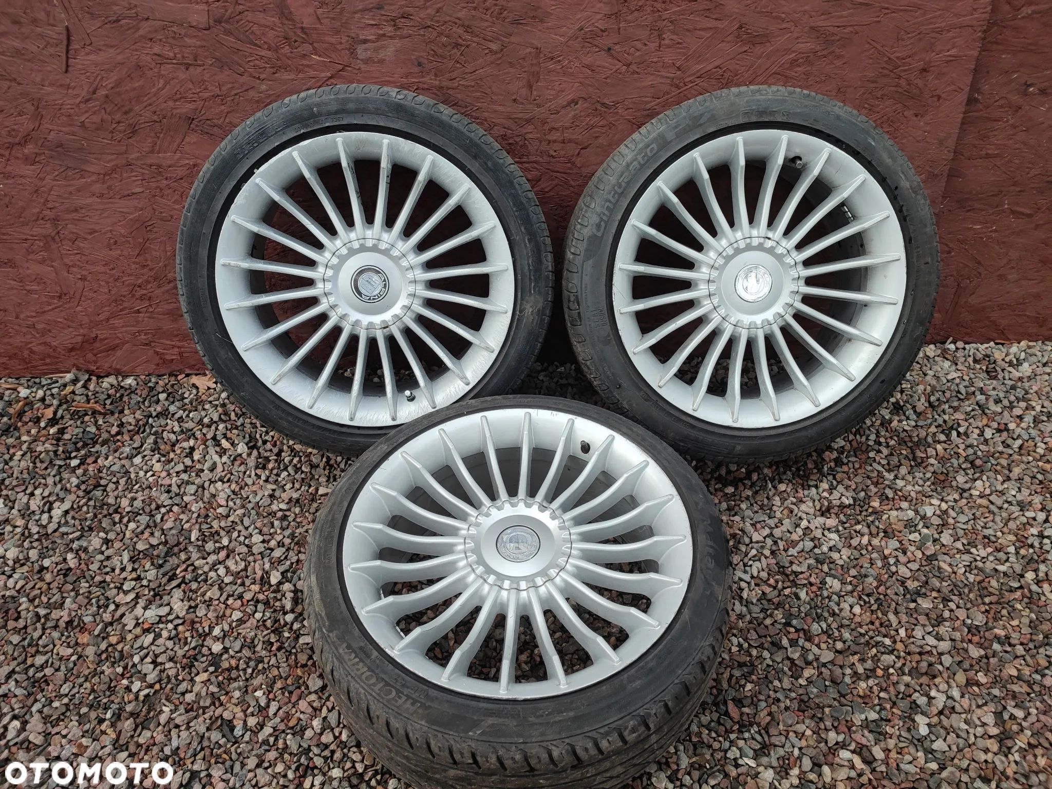 BMW ALUFELGI ALPINY 5X120 18 CALI 3X18x8.5J ET35 + OPONY + DEKIELKI NA SZTUKI - 1