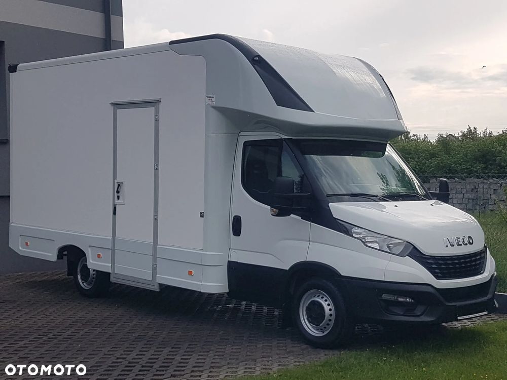 Iveco DAILY KONTENER NISKOPODŁOGOWY 4,43x2,23x2,42 SKLEP BAR FOODTRUCK KAMPER KLIMA - 1