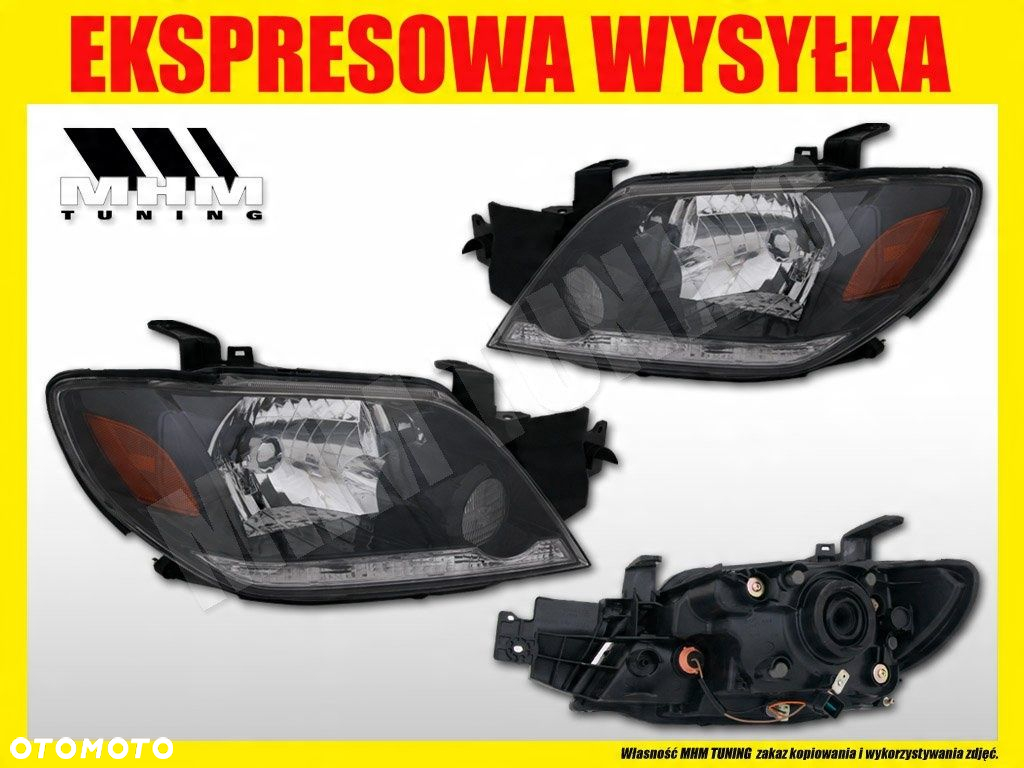 REFLEKTOR LAMPA MITSUBISHI OUTLANDER I 1 2003- R - 2