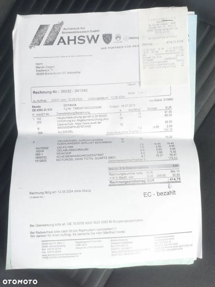 Skoda Octavia 2.0 TDI (Green tec) RS - 34