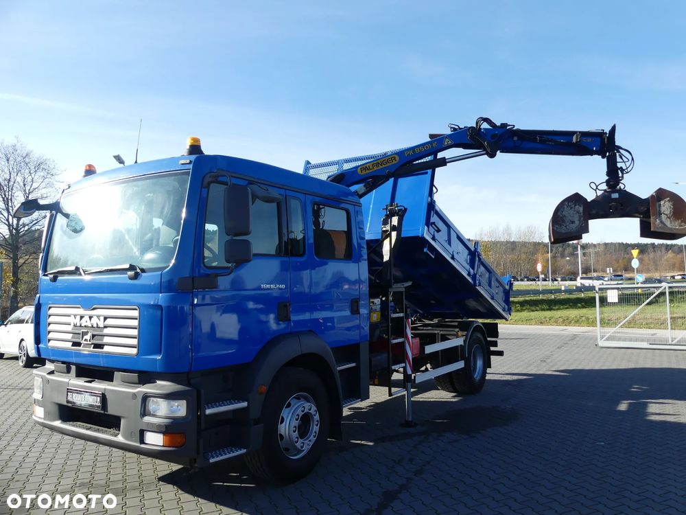 MAN TGM 18.240 / WYWROTKA + HDS / ŁYŻKA / DOKA / DŹWIG / - 2