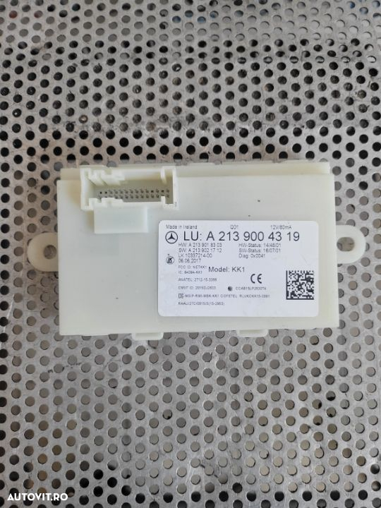 Modul Calculator ECU Keyless Entry Mercedes A2139004319 E Class W213 W238 A238 C238 W257 2017+ - 2