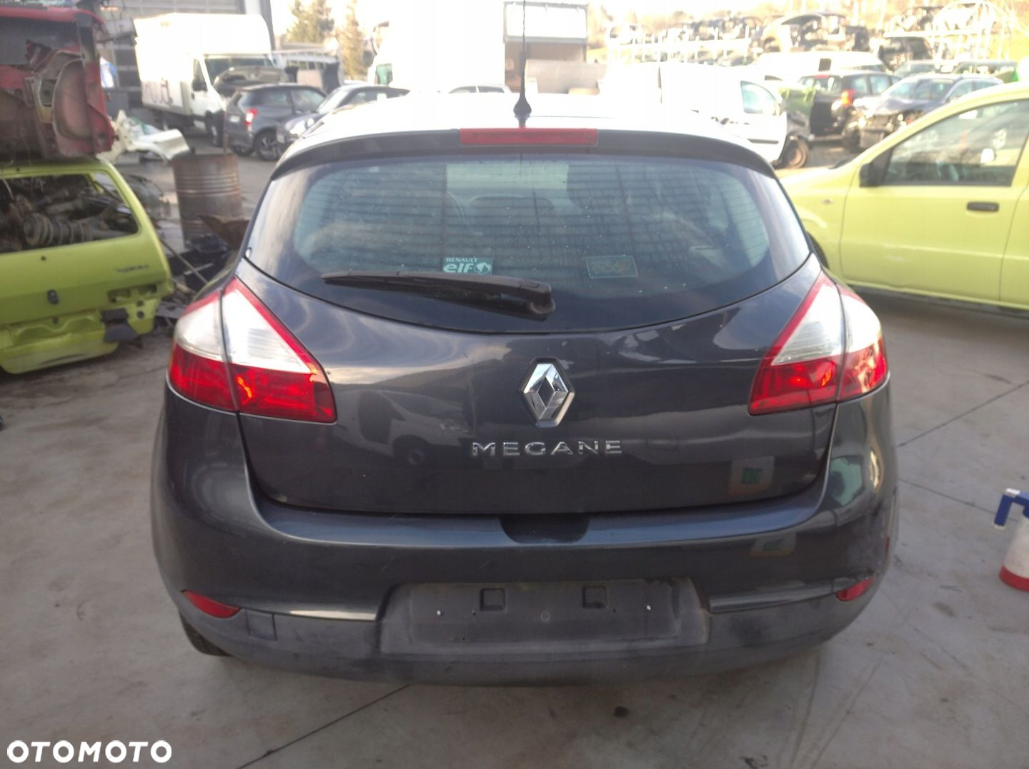 RENAULT MEGANE 3 III DRZWI PRZÓD TYŁ PRAWE LEWE TEB66 SZARE HB HATCHBACK - 3