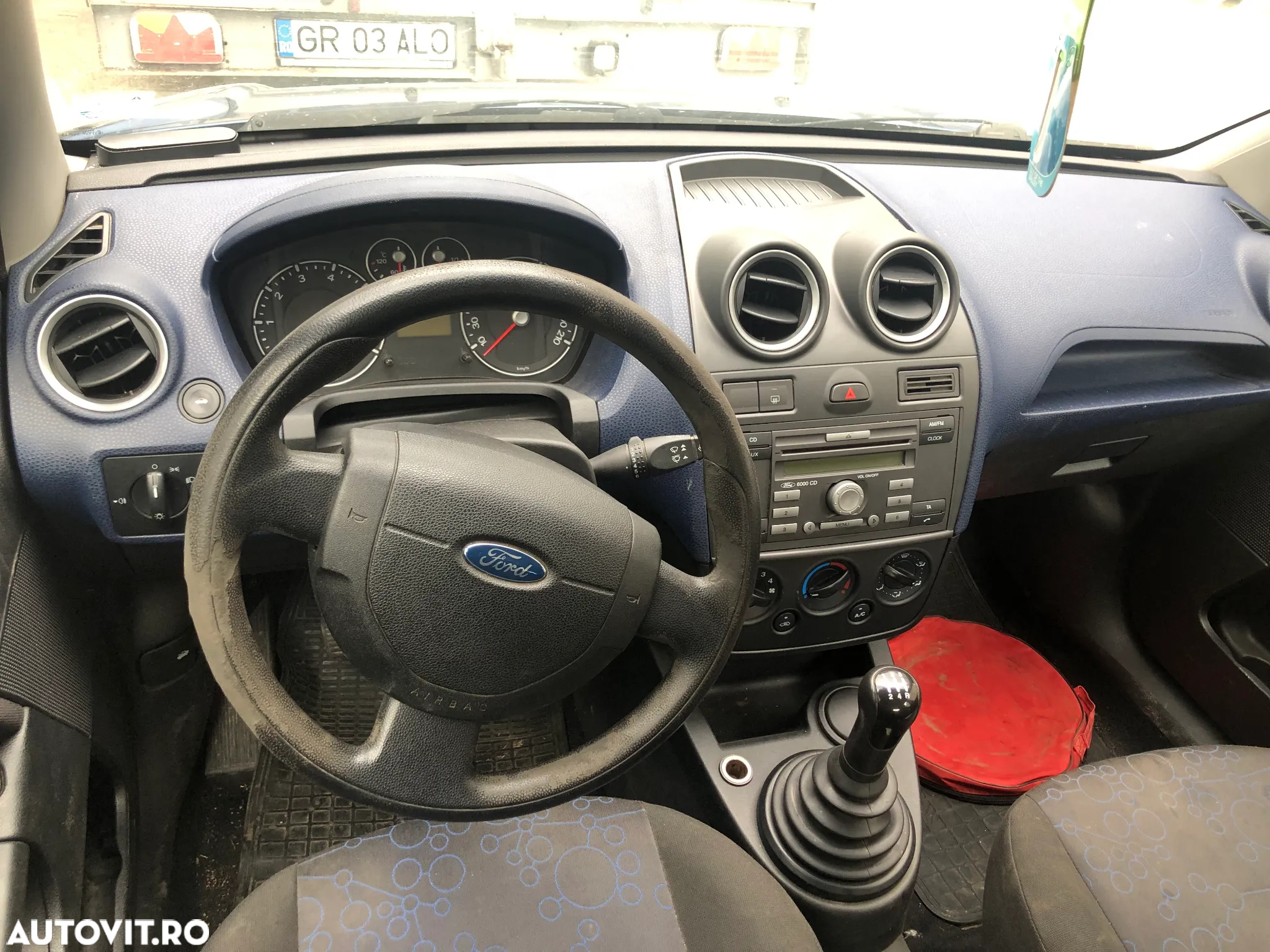 Dezmembrez Ford Fiesta MK5 4 usi albastru benzina 2007 - 4
