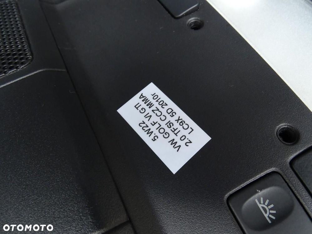 PODSUFITKA KOMPLETNA CZARNA 5K4867501BD VW GOLF VI GTI GTD 5D HB - 14
