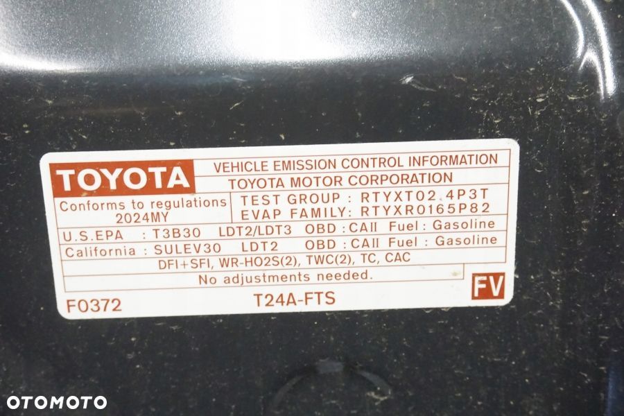 TOYOTA TACOMA 2024 2025 - Maska Przód Pokrywa Silnika USA - 4