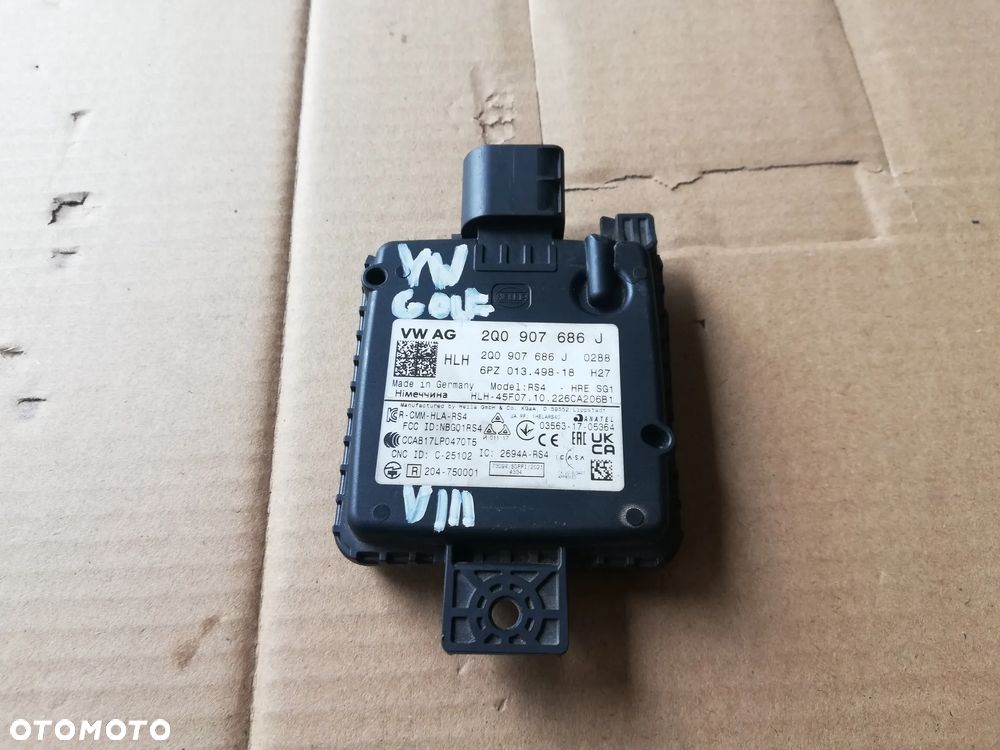VW Golf VIII RADAR SENSOR ASYSTENT PASA RUCHU 2Q0907686J - 1