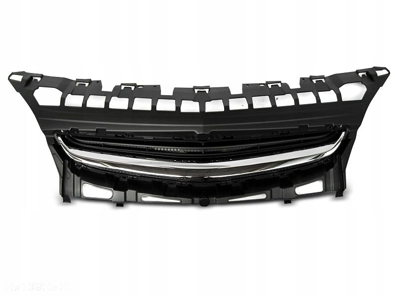 Atrapa Grill Kratka Tuning Black Chrom bez Logo Opel Astra J 4 IV Lift 12- - 2