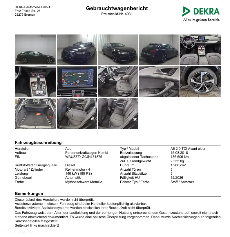 Audi A6 2.0 TDI ultra S tronic - 18