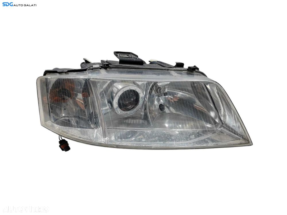 Far Dreapta cu Lupa si Xenon Audi A6 C5 1997 - 2004 Cod 08141102R 084461113R (Xenon Aftermarket si Ureche Lipsa) [L6248] - 1