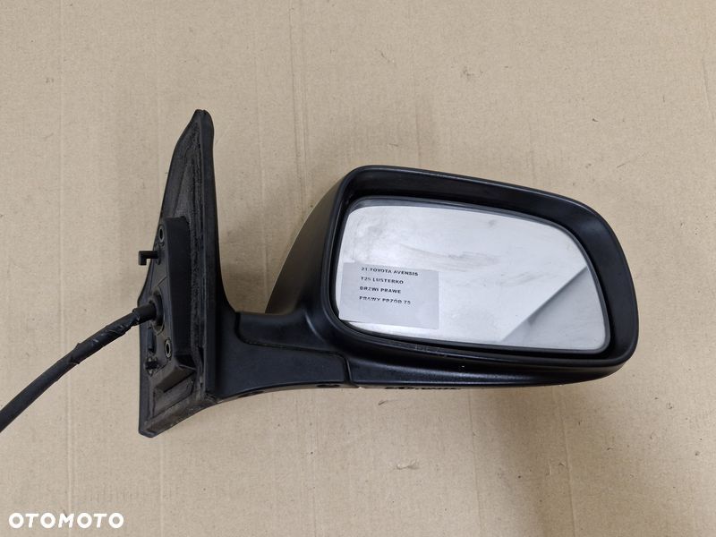 toyota avensis t25 lusterko drzwi prawe prawy przód 3 pin - 6
