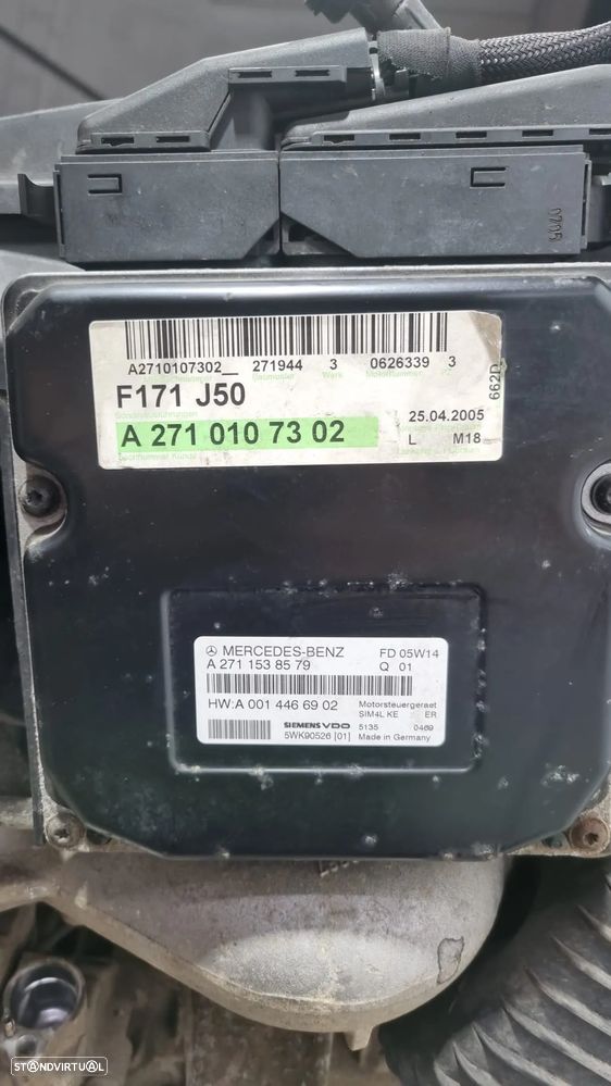 Motor Completo 1.8 163CV SLK 200 R171 MERCEDES-BENZ A271944 - 6