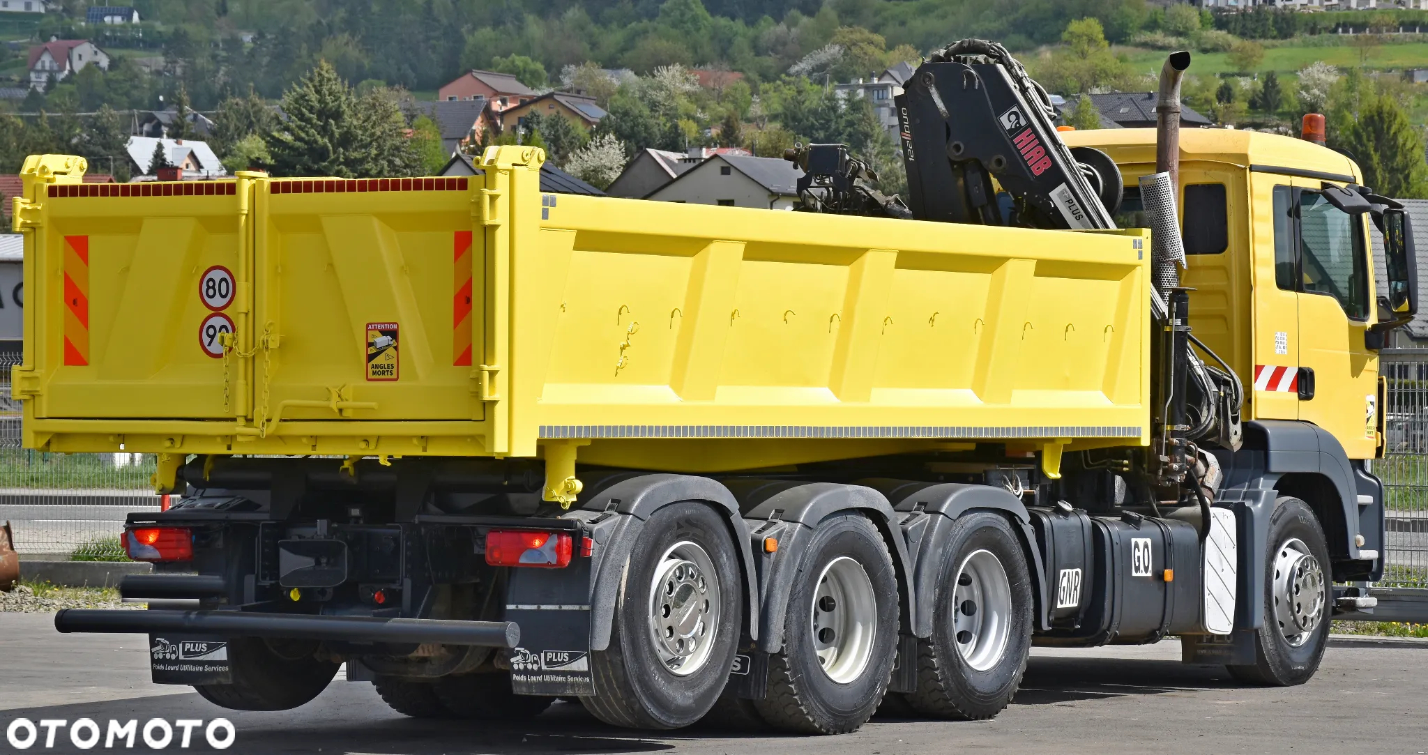 MAN TGS 35.440 * WYWROTKA 5,80 m + BORDMATIC * HIAB 122 B - 3 DUO * 8x4 - 6